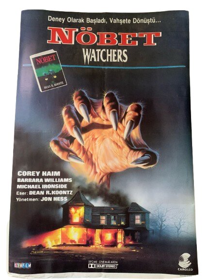  NÖBET ''WATCHERS''  DÖNEM BASKI ÇİZİM FİLM AFİŞİ