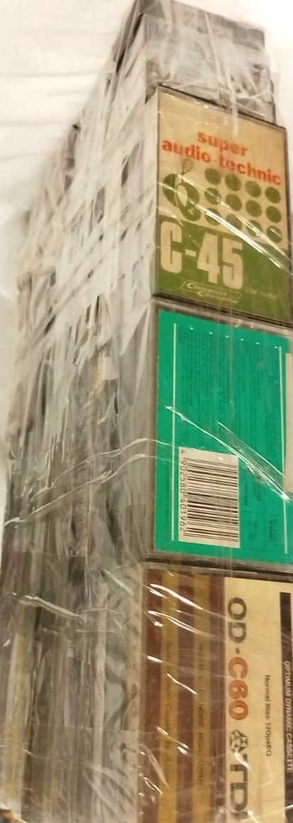 50 ADET TOPLU PARÇALIK SES KASET VE KUTU LOTU 