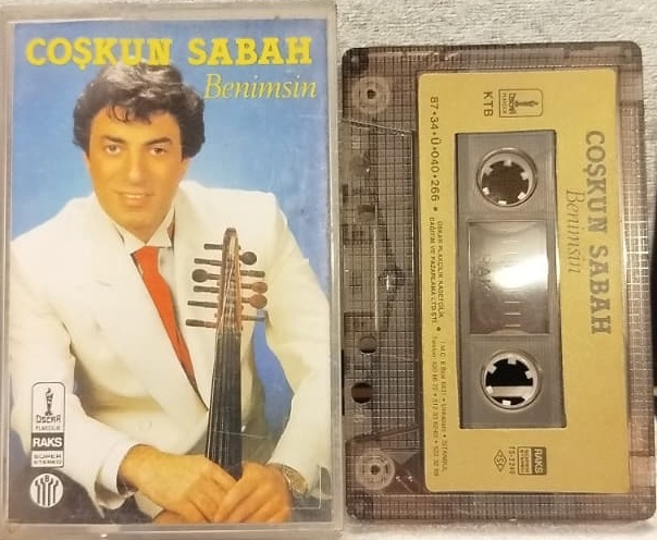 COŞKUN SABAH - BENİMSİN ORİJİNAL DÖNEM BASKI KASET (OSCAR PLAKÇILIK)