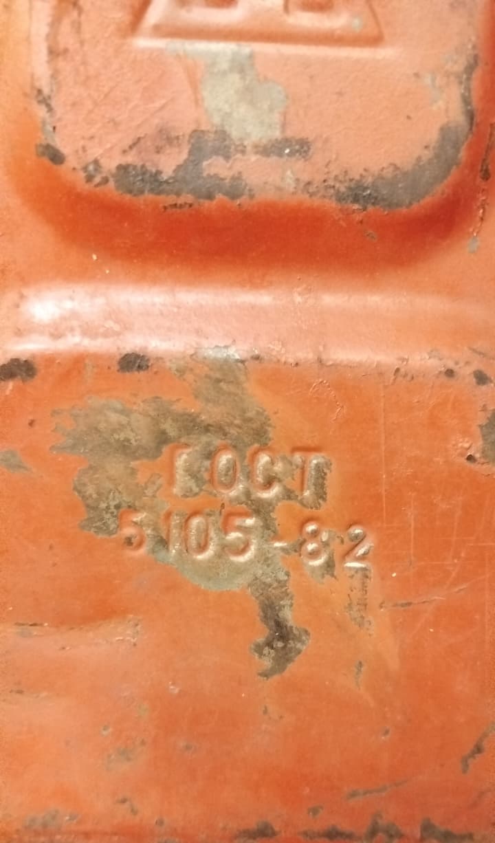1980 ORİJİNAL SOVYET DÖNEMİ 20 LİTRE ASKERİ JERRYCAN METAL TASINABİLİR SIVI YAKIT BİDONU
