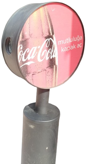 2000 COCACOLA COCA COLA MARKASINA AIT COK OZEL VE NADIR BULUNAN BIR PROJEKSIYONLU REKLAM PANOSUDUR