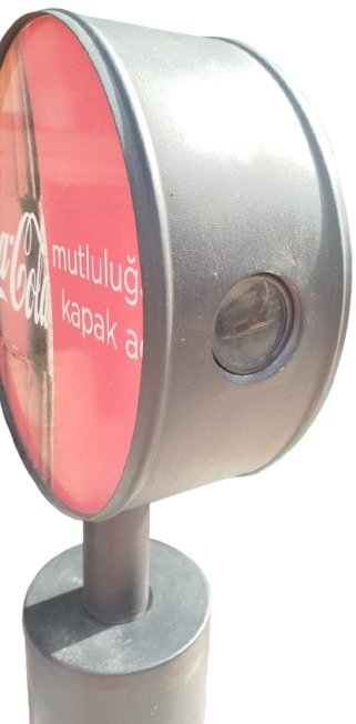 2000 COCACOLA COCA COLA MARKASINA AIT COK OZEL VE NADIR BULUNAN BIR PROJEKSIYONLU REKLAM PANOSUDUR