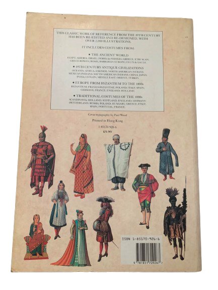 THE HISTORICAL ENCYCLOPEDIA of COSTUME '' ALBERT RACINET'' İLLÜSTRASYON PRESTİJ KİTAP