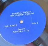 1960 MELODIYA BASKISI ESSENTIAL ENGLISH FOR FOREIGN STUDENTS C. E. ECKERSLEY İNGİLİZCE EĞİTİMİ KOLEKSİYONLUK NADİR DİL PLAĞI.33 LP