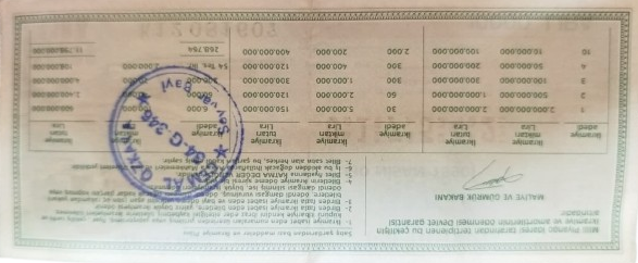 30 NİSAN 1990 TARİHLİ MİLLİ PİYANGO 0177342  YARIM BİLET 