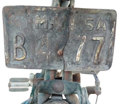 1920 MUBADELE MANİSA PTT POSTA DAITIM SİYAH RESMİ PLAKALI MADE BY MITARAKIS DIS LASTİKLER KIRMIZI