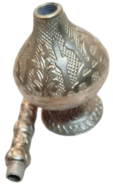 GULEBDAN KOKU GUL SUYU İÇİN DOKUM METAL GÜLSUYU ŞİŞESİ