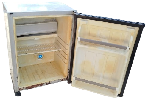 NOSTALJİK TEK KAPILI MİNİ MİNİBAR BUZDOLABI VİNTAGE DEKORATİF BÜRO TİPİ SOĞUTUCU GAZLI 220 VOLT