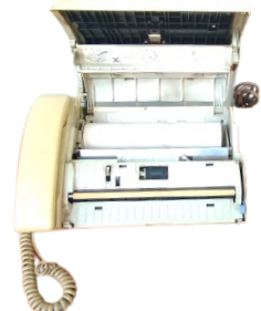 BROTHER PERSONAL FAX-190 MODELİ BELGE VE DOKÜMAN İLETİMİ SAĞLAYAN VİNTAGE TERMÂL FAKS CİHAZI SORUNSUZ
