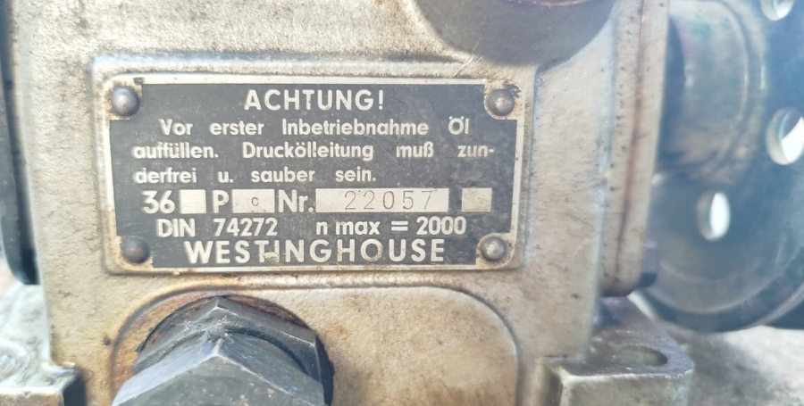 1960 ANTİKA WESTINGHOUSE DİN 74272 ALMAN ÜRETİMİ HAVA KOMPRESÖRÜ PİSTONU TEK KAFA