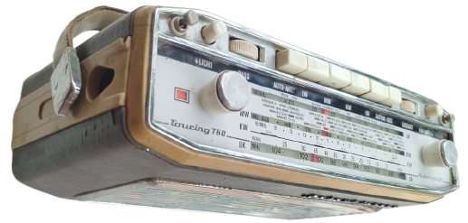 1965 ALMAN CANLA SCHAUB-LORENZ TOURING T60 VINTAGE TAŞINABİLİR TRANSİSTÖRLÜ RADYO UKV BANTLI