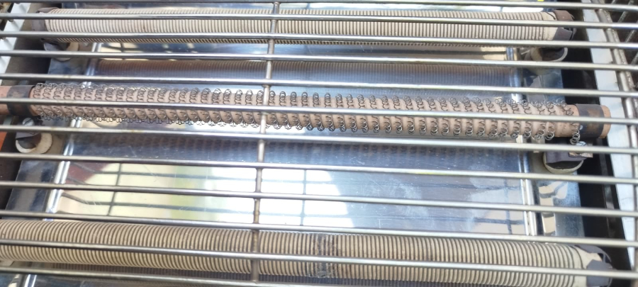 NOSTALJİK KUMTEL ELEKTRİKLİ ISITICI SOBA KONTROL EDİLMİŞ ÇALIŞIR DURUMDA 3 TAS REZİSTANSLI 