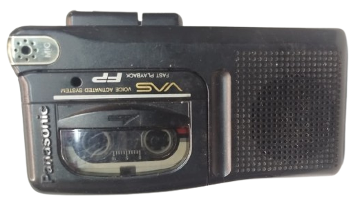 1990 PANASONIC RN-302 MICROCASSETTE RECORDER SES KAYIT CIHAZI JAPON YAZAR VE GAZETECI  TEYP