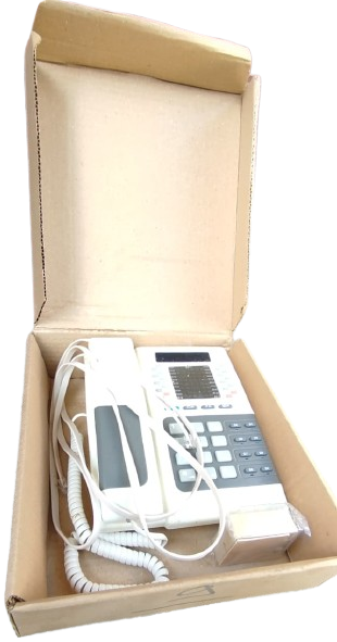 1990 RETRO NETA MX-1 MASAÜSTÜ KABLOLU REKLAMLI VE FİHRİSTLİ TELEFON KUTUSUNDA