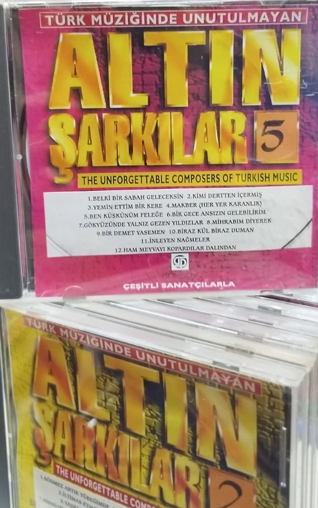 1990 TÜRK MÜZİĞİNDE UNUTULMAYAN ALTIN ŞARKILAR SERİSİ COMPACT 12 AD DISC (CD) MÜZİK ALBÜMÜ KOLEKSİYONU