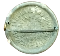 1910'LAR 1. DUNYA SAVASI FRANSA ÜRETİMİ A. AUGIS MARKA SACRÉ-COEUR EMAYE ASKERİ DİNİ KORUYUCU ROZET.