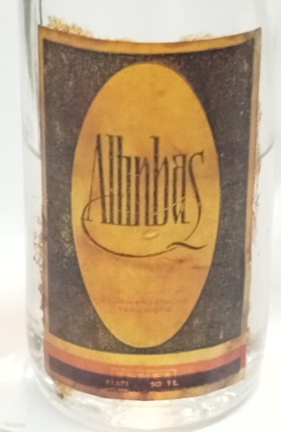 ALTINBAŞ RAKI 50 ML MİNYATÜR İÇKİ RAKI ŞİŞESİ KAPAGI ACILMAMIŞ ZAMANLAYARISI İCERSİNDEN UCMUS