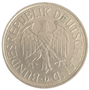 1982 YILI ALMANYA DARPHANESİ ÜRETİMİ OKASİYONEL NOSTALJİK 1 DEUTSCHE MARK MADENİ PARA