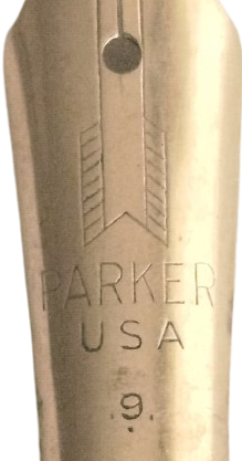 USA ORİJİNAL VİNTAGE PARKER USA ALTIN DOLMAKALEM UCU NO 9 KOLEKSİYONLUK RESTORASYON PARÇASI
