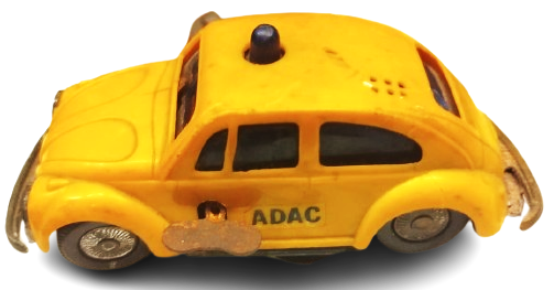 1970 KURMALI VOLKSWAGEN BEETLE ADAC YOL YARDIM OYUNCAK ARABA HONG KONG ÜRETİMİ