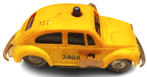 1970 KURMALI VOLKSWAGEN BEETLE ADAC YOL YARDIM OYUNCAK ARABA HONG KONG ÜRETİMİ