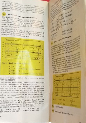 ARİSTO JUNİOR 0901 VİNTAGE ALMAN HESAP CETVELİ MATEMATİK MUHENDİSLİK TAM TAKIM EKSİKSİZ ALMAN DENNERT & PAPE (ARISTO)