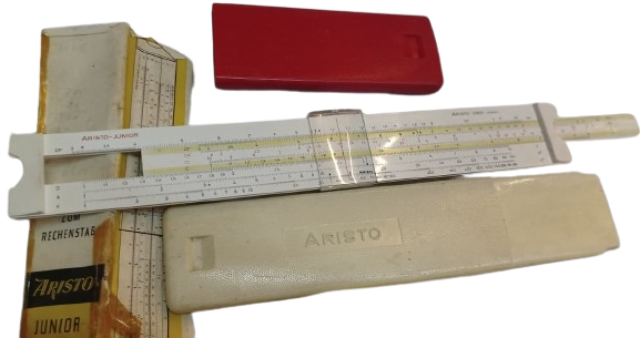 ARİSTO JUNİOR 0901 VİNTAGE ALMAN HESAP CETVELİ MATEMATİK MUHENDİSLİK TAM TAKIM EKSİKSİZ ALMAN DENNERT & PAPE (ARISTO)