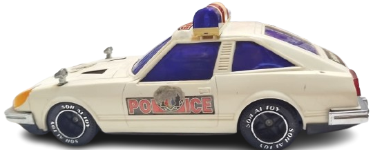POLIS OTO SON AI TOYS SA-167 MODEL KODLU NADİR VİNTAGE DATSUN FAIRLADY 280ZX HIGHWAY PATROL POLİS ARABASI