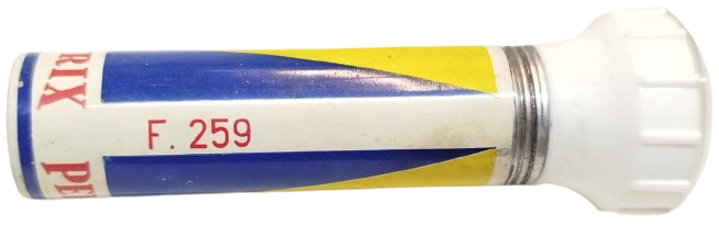 1960 PERTRIX MARKA F. 259 MODELİ METAL VINTAGE PİLLİ EL FENERİ,