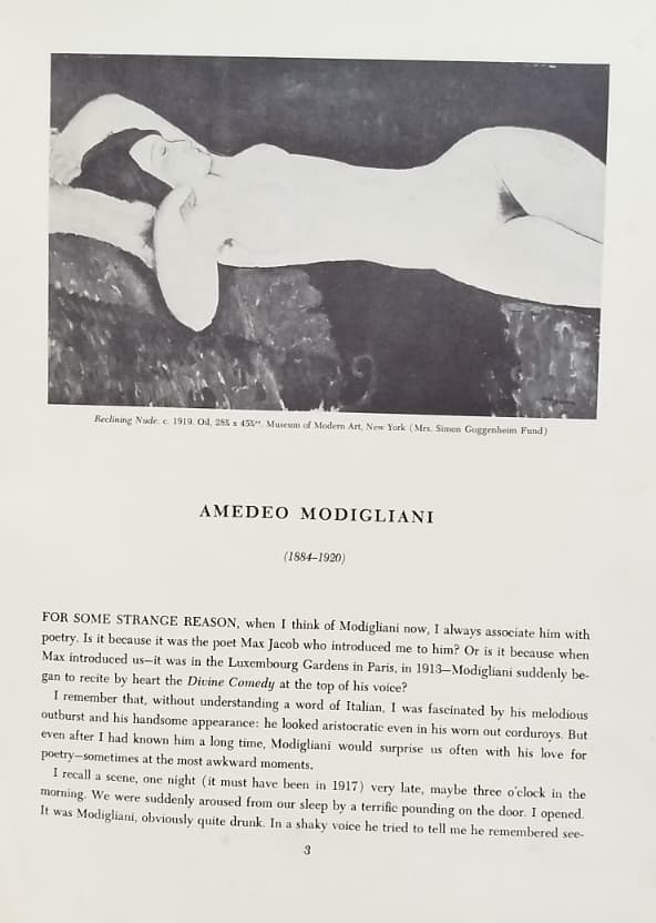AMEDEO MODIGLIANI - THE LIBRARY OF GREAT PAINTERS PORTFOLIO EDITION (HARRY N. ABRAMS, NEW YORK) ORJINAL BASKI