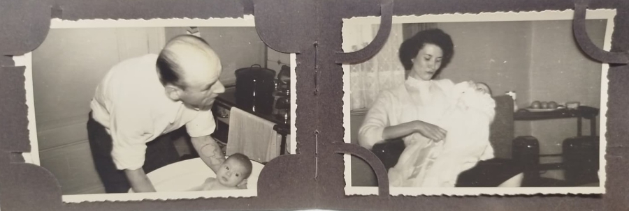 1950 ADOX FOTOĞRAF ALBÜMÜ ALMAN YAPIMI ORİJİNAL FOTOĞRAF KÖŞELİ ANILAR ALBÜMÜ VE BEBEK FOTOĞRAFLARI SETİ