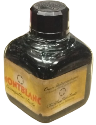 1930 ESKİ MONTBLANC DEMİR MAZI MÜREKKEBİ ŞİŞESİ TARİHİ KOLEKSİYONLUK NADİDE DOLMA KALEM MÜREKKEBİ