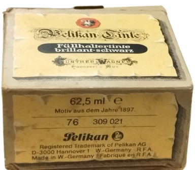 1970  ALMAN ANTİKA PELİKAN MÜREKKEP ŞİŞESİ ORİJİNAL KUTUSUYLA NOSTALJİK YAZIM TUTKUNLARI İÇİN KAÇIRILMAZ BİR PARÇADIR
