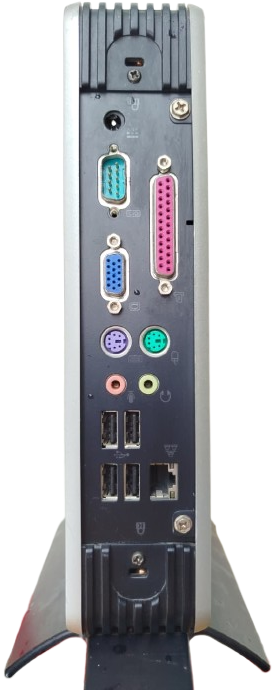  2007 URETIMI HP T5720 INCE ISTEMCI ENDUSTRIYEL BARKOD UYUMLU BILGISAYAR HEWLETT PACKARD HP T5700 MİNİ BİLGİSAYAR KASA SORUNSUZ CALISIR DURUMDA