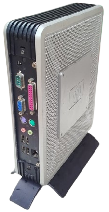  2007 URETIMI HP T5720 INCE ISTEMCI ENDUSTRIYEL BARKOD UYUMLU BILGISAYAR HEWLETT PACKARD HP T5700 MİNİ BİLGİSAYAR KASA SORUNSUZ CALISIR DURUMDA