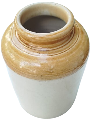 1. DÜNYA SAVAŞI & ÇANAKKALE SAVAŞI İNGİLİZ ÜRETİMİ ASKERİ SRD DAMGALI STONEWARE MALZEME 19 YÜZYIL KAVANOZ NADİDE PARÇADIR