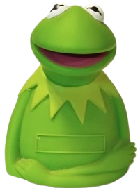 TÜRK EKONOMİ BANKASI TARAFINDAN ÜRETİLEN KERMİT THE FROG TASARIMLI VİNTAGE KOLEKSİYON KUMBARASI