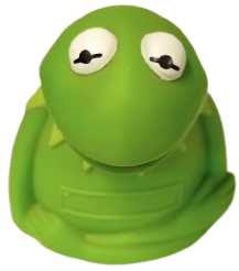 TÜRK EKONOMİ BANKASI TARAFINDAN ÜRETİLEN KERMİT THE FROG TASARIMLI VİNTAGE KOLEKSİYON KUMBARASI