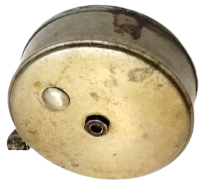 1853 YILI İNGİLTERE ÜRETİMİ METRE İNC OLCER NADİR KOLEKSİYONLUK ANTİKA METAL ŞERİT METRE ÖLÇÜ ALETİ