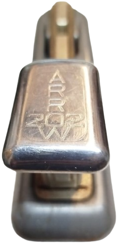 1950 USA ARROW 202 VINTAGE AMERIKAN URETIMI AĞIR HİZMET TİPİ ANTİKA TEL ZIMBA MAKİNESİ AMERİKAN