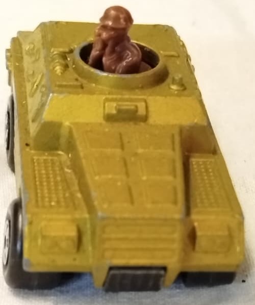 1973 MATCHBOX STOAT LESNEY NADİR KOLEKSİYONLUK ASKERİ ZIRHLI ARAC OYUNCAK ARABA MODELİDİR