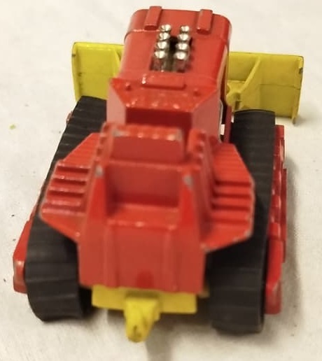 1974 İNGİLTERE ÜRETİMİ MATCHBOX SUPER KINGS K-23 VİNTAGE BULDOZER OYUNCAK KOLEKSİYONLUK NADİR PARÇA