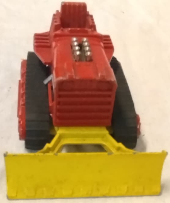 1974 İNGİLTERE ÜRETİMİ MATCHBOX SUPER KINGS K-23 VİNTAGE BULDOZER OYUNCAK KOLEKSİYONLUK NADİR PARÇA