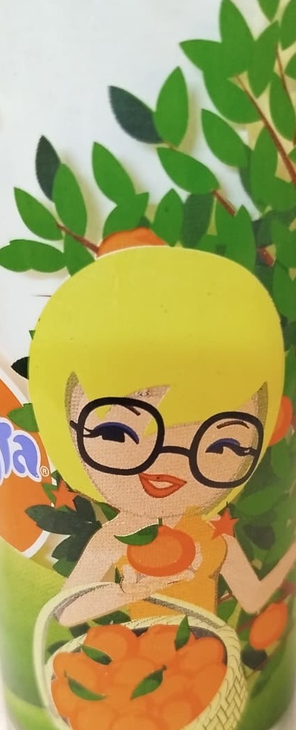 2000 FANTA KOLEKSİYONLUK VINTAGE CAM BARDAK NOSTALJİK PORTAKAL DESENLİ ÖZEL ÜRETİM GÜNLÜK KULLANIM 1 ADET BARDAK