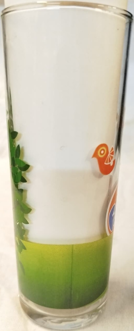 2000 FANTA KOLEKSİYONLUK VINTAGE CAM BARDAK NOSTALJİK PORTAKAL DESENLİ ÖZEL ÜRETİM GÜNLÜK KULLANIM 1 ADET BARDAK
