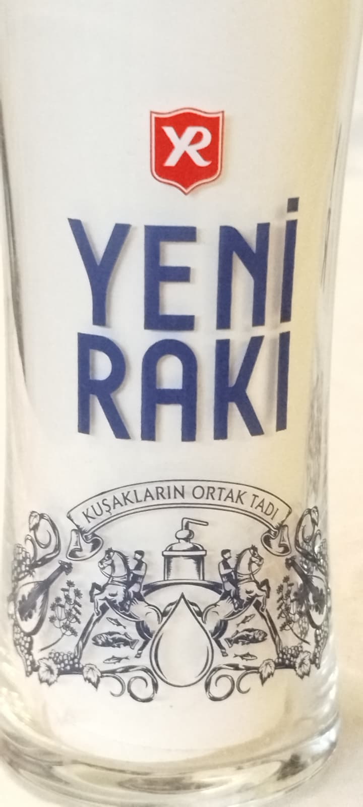 2000 YENİ RAKI ÖZEL SERİ KOLEKSİYONLUK NOSTALJİK CAM KADEH VE RAKI BARDAĞI 2 ADET