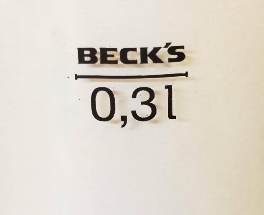 ORİJİNAL ALMAN ÜRETİMİ VINTAGE BECK'S 0.3L PİLSENER BİR BARDAĞI KOLEKSİYONLARA DEĞER KATAR. 1 ADET BARDAK