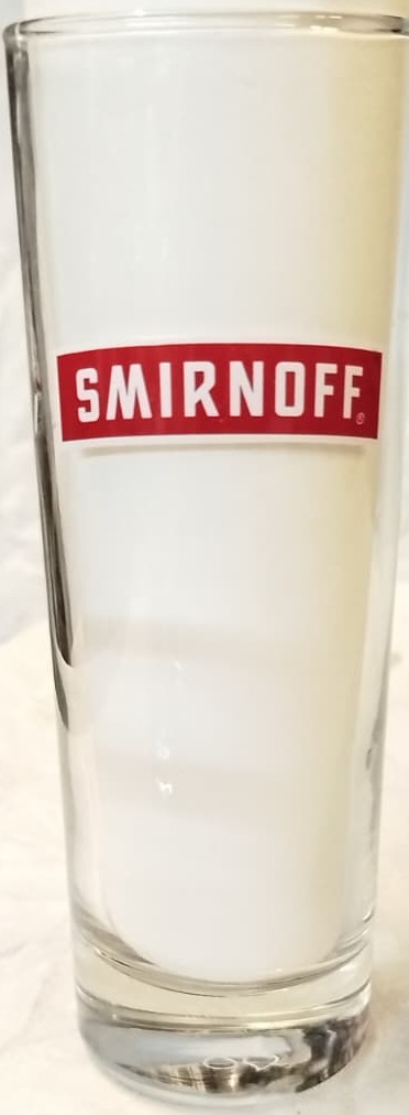 SMİRNOFF LOGOLU ÖZEL SERİ KALIN TABANLI 1 ADET VODKA VE KOKTEYL BAR BARDAĞI KOLEKSİYONLUKTUR