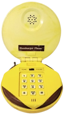 1980 BURGER GÖRÜNÜMLÜ NOSTALJİK RETRO EV TELEFONU KOLEKSİYONERLER İÇİN EŞSİZ BİR DEĞERDİR