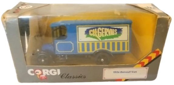 CORGI CLASSICS 1926 RENAULT VAN CH GERVAIS İNGİLİZ OYUNCAK METAL KUTUSUNDA 